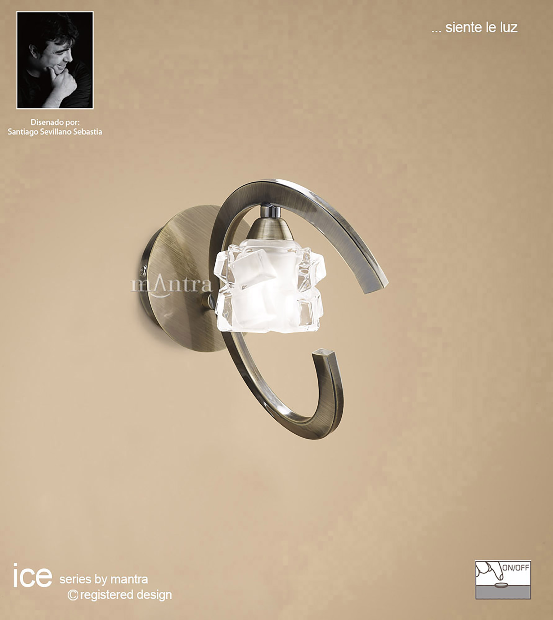 Ice AB Wall Lights Mantra Contemporary Wall Lights Ice AB Wall Lights Mantra Contemporary Wall Lights